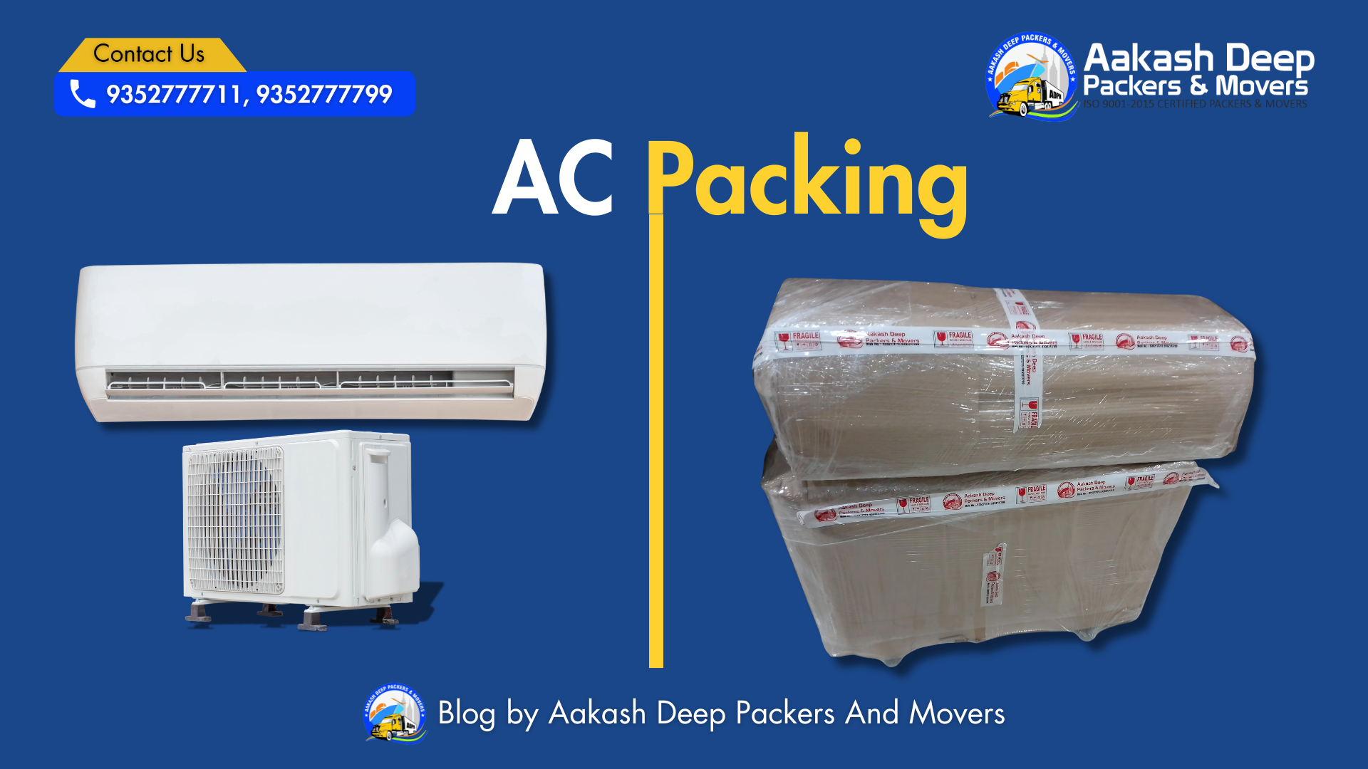 How to Pack a AC and AC BOX : Tips from Aakash Deep Packers and Movers 📦