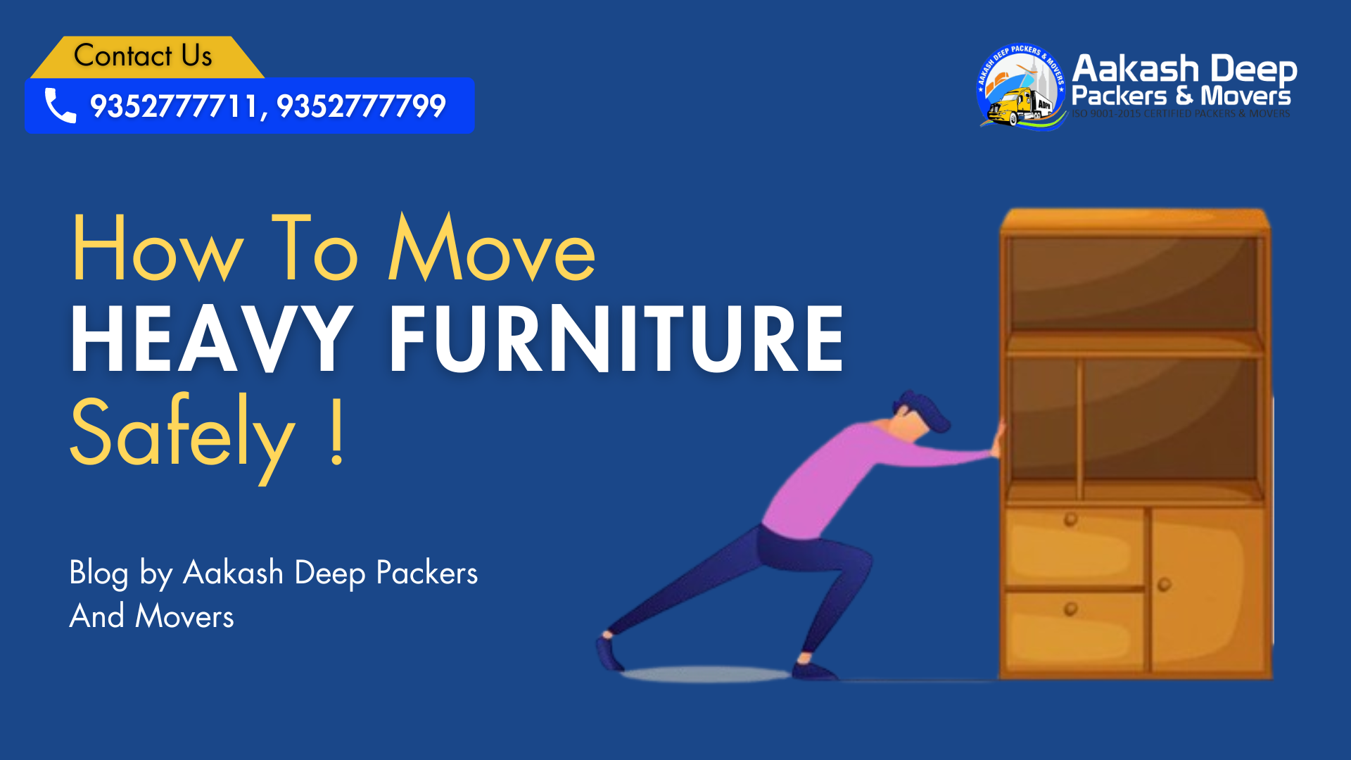 How to Move Heavy Furniture Safely 🚛