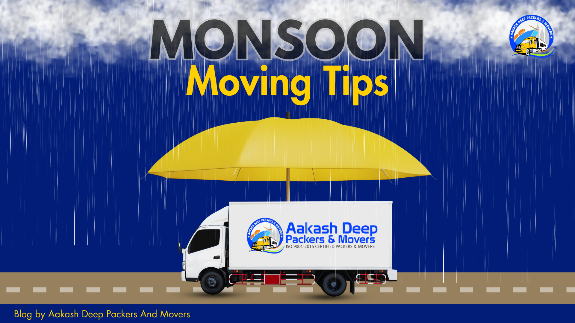 Monsoon Moving Tips by Aakash Deep Packers and Movers ☔🚚