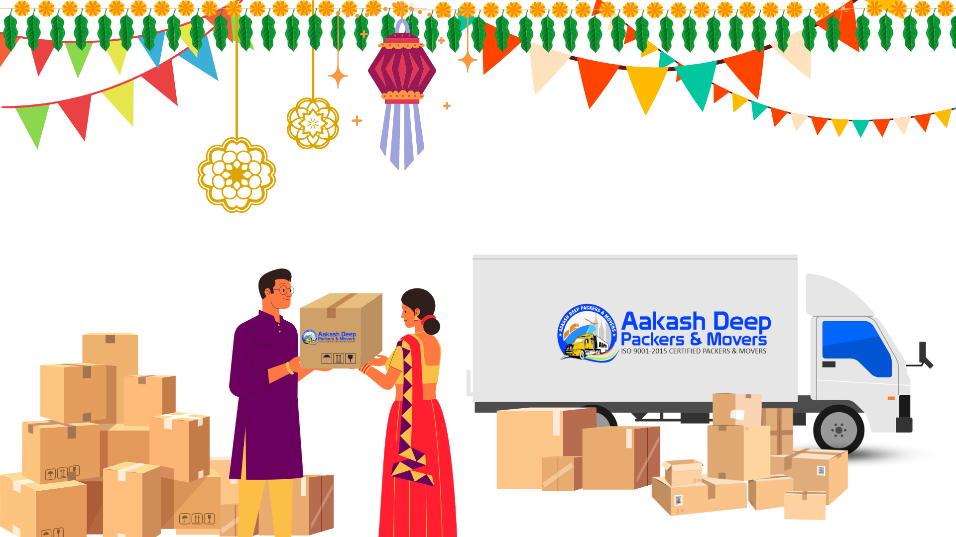 Moving During the Festive Season: A Joyful Experience with Aakash Deep Packers and Movers